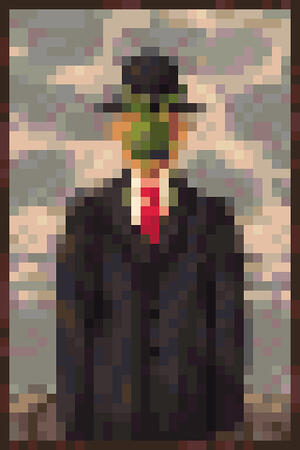 The Son Of Man by René Magritte