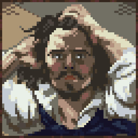 The Desperate Man by Gustave Courbet